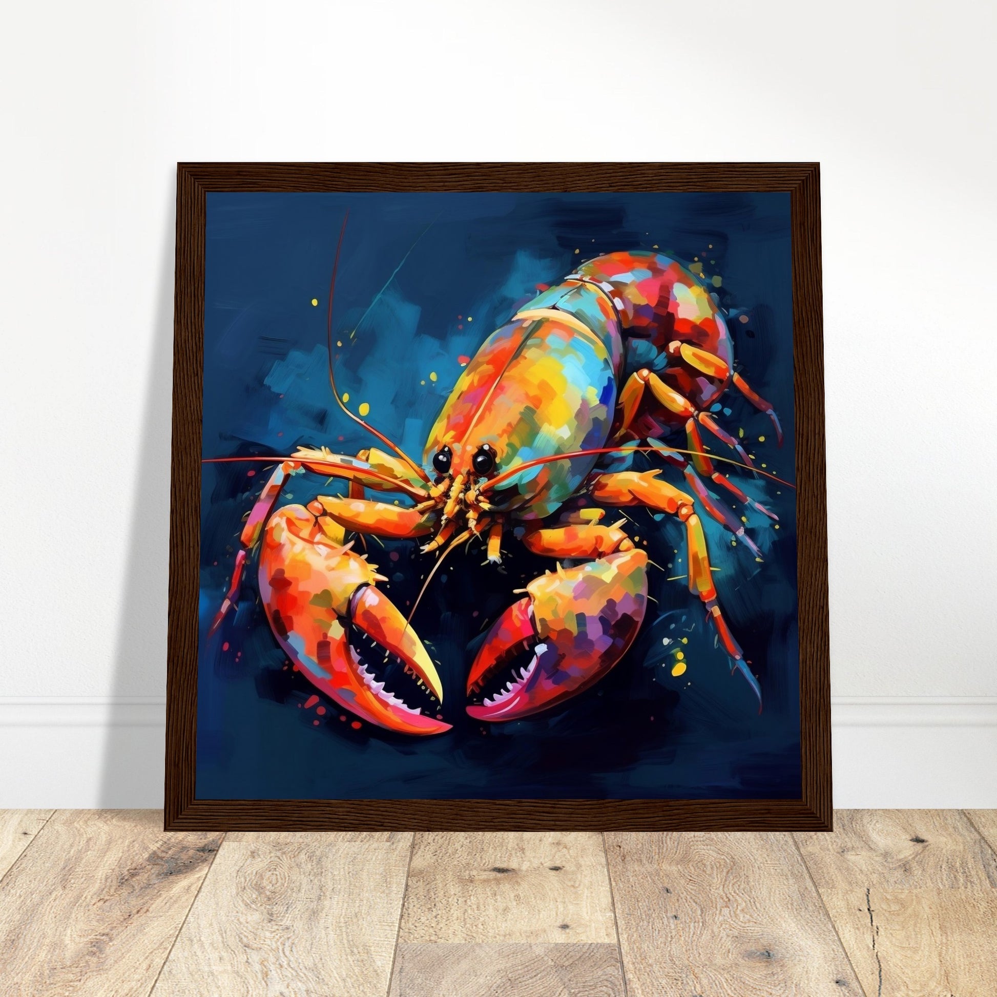 Lobster Artwork - Print Room Ltd No Frame Selected 50x50 cm / 20x20"