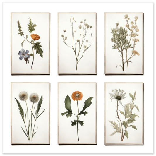 Exclusive Floral Artwork #4 - Print Room Ltd No Frame Selected 70x70 cm / 28x28"