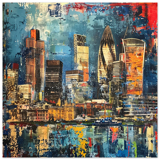 The London Skyline art print | By Print Room Ltd
