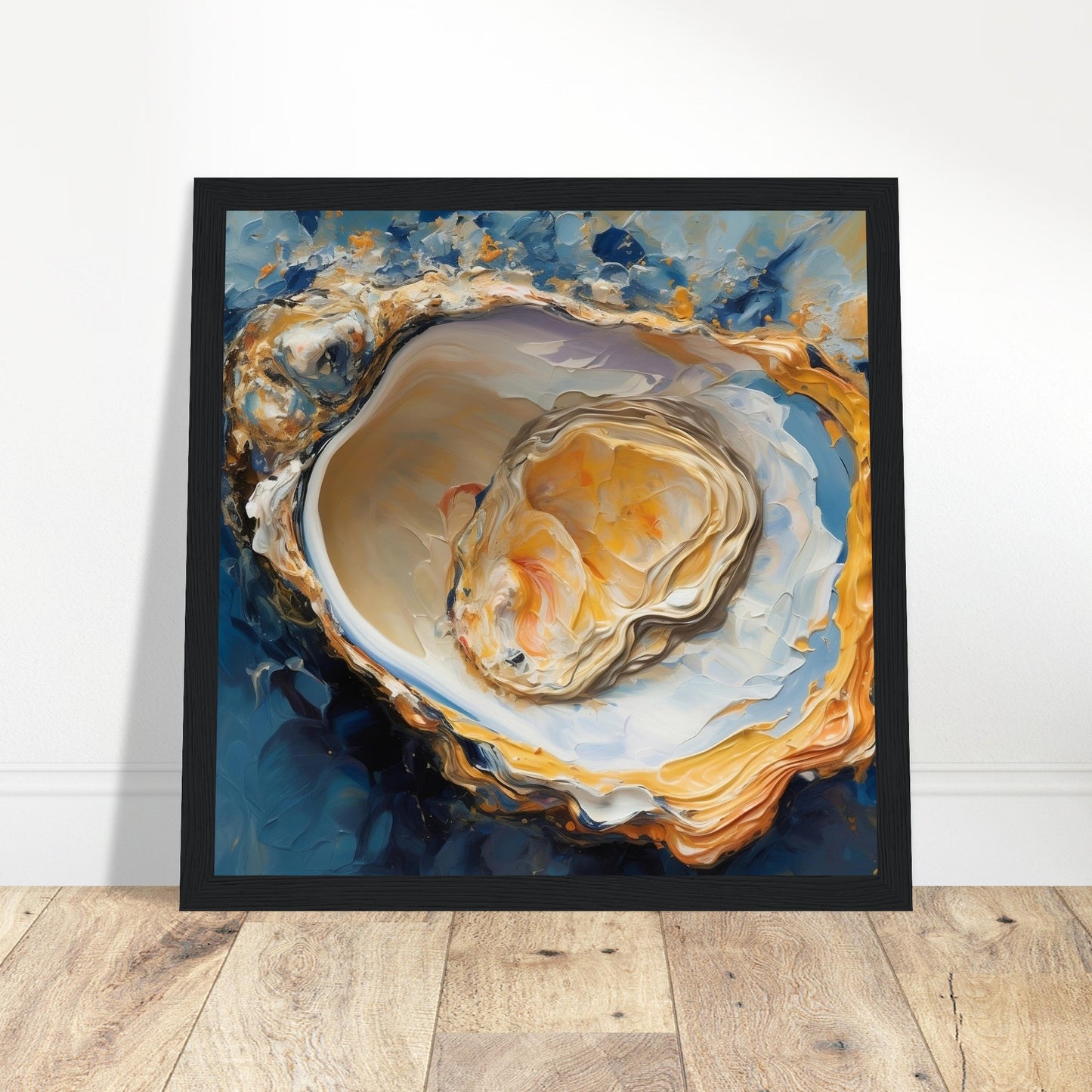 Pearl Elegance Sea Artwork #2 - Print Room Ltd Wood frame 50x50 cm / 20x20"