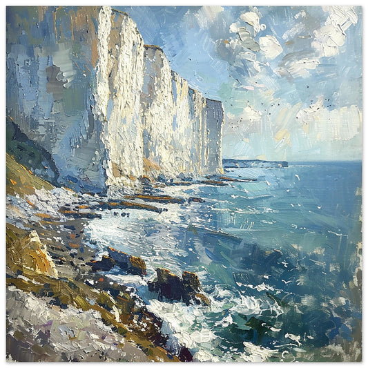 Artwork Print Cliffside Splendour: Echoes of Dover | By Print Room Ltd