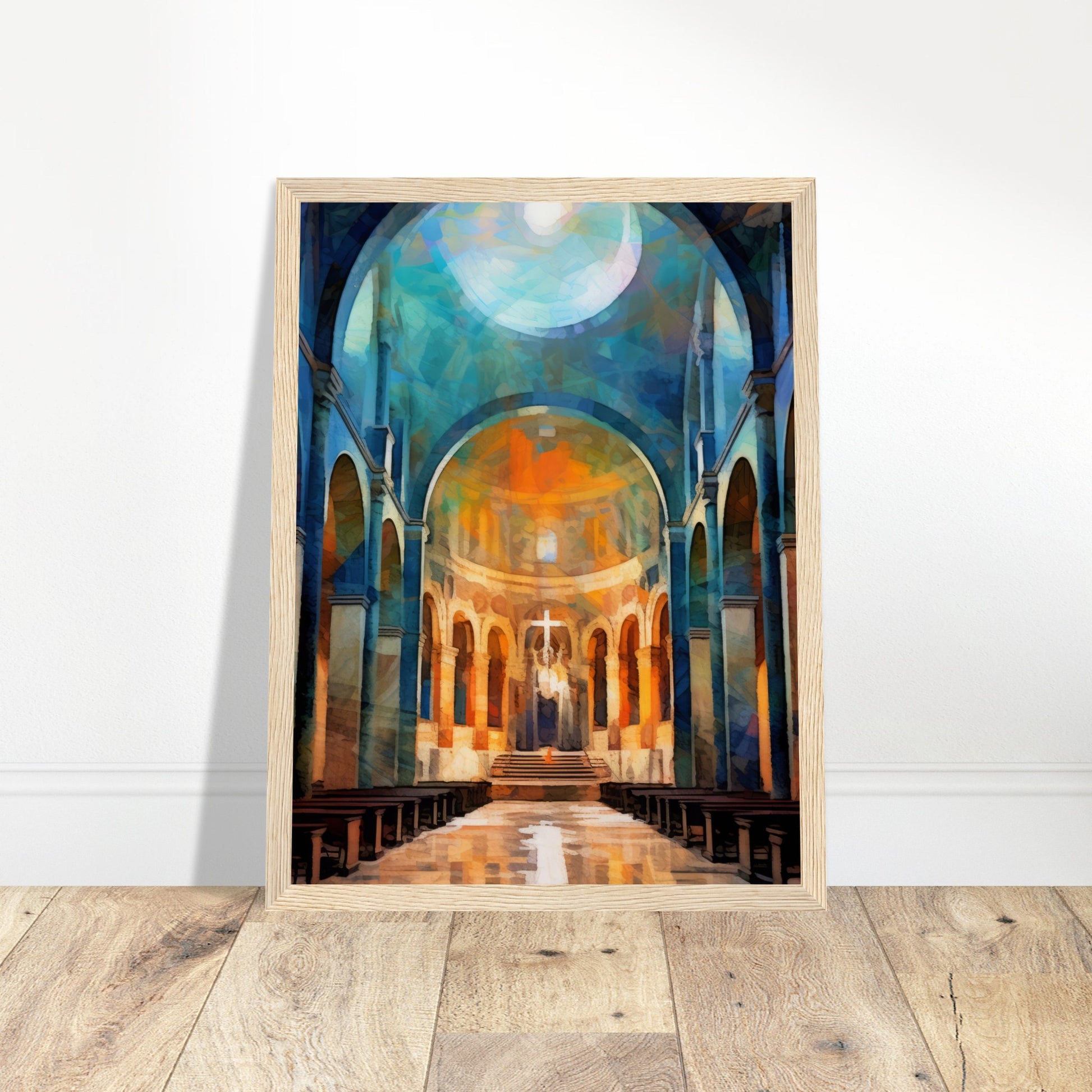St Mark's Basilica Artwork - Print Room Ltd Dark wood frame 50x70 cm / 20x28"