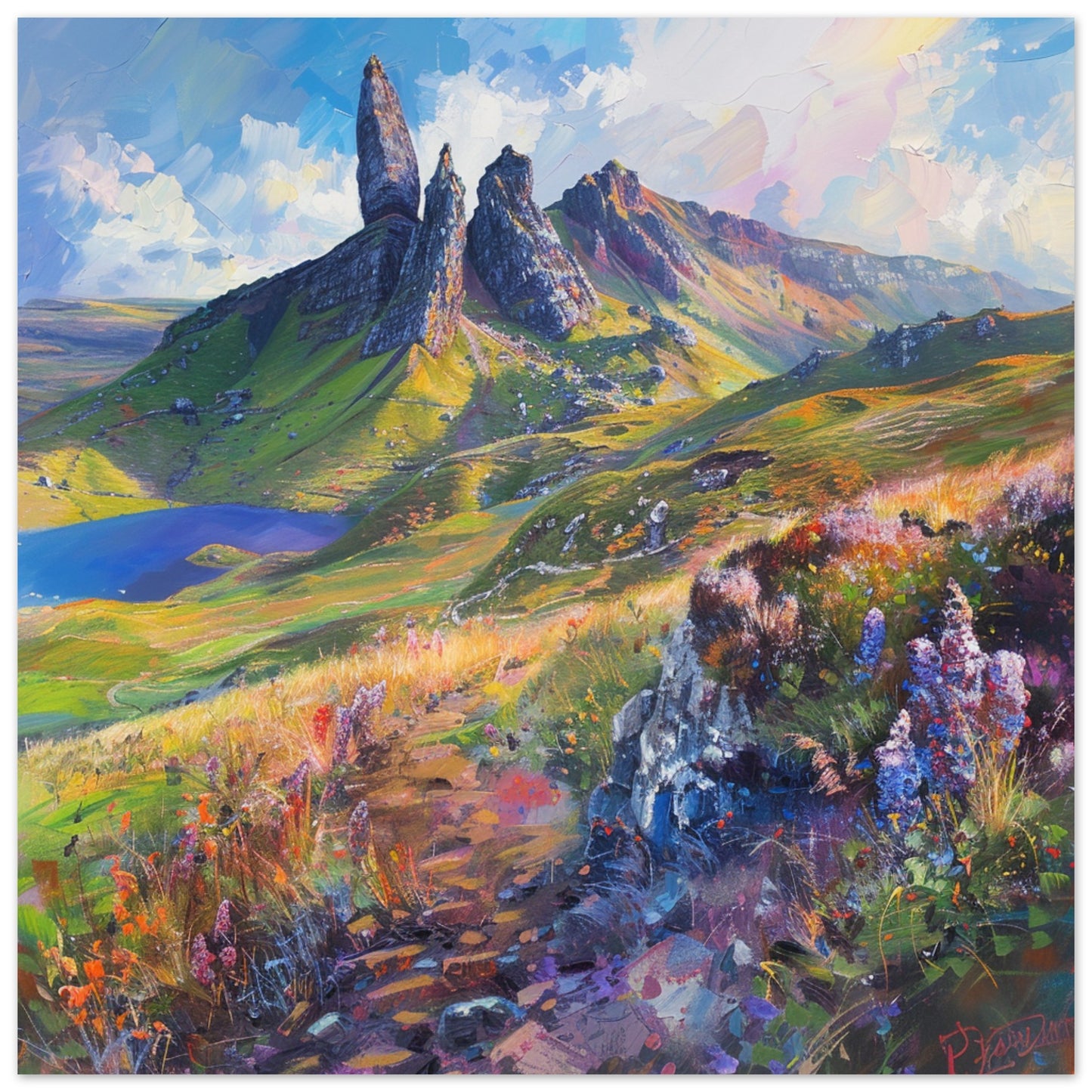 Summer Splendour at The Storr | By Print Room Ltd