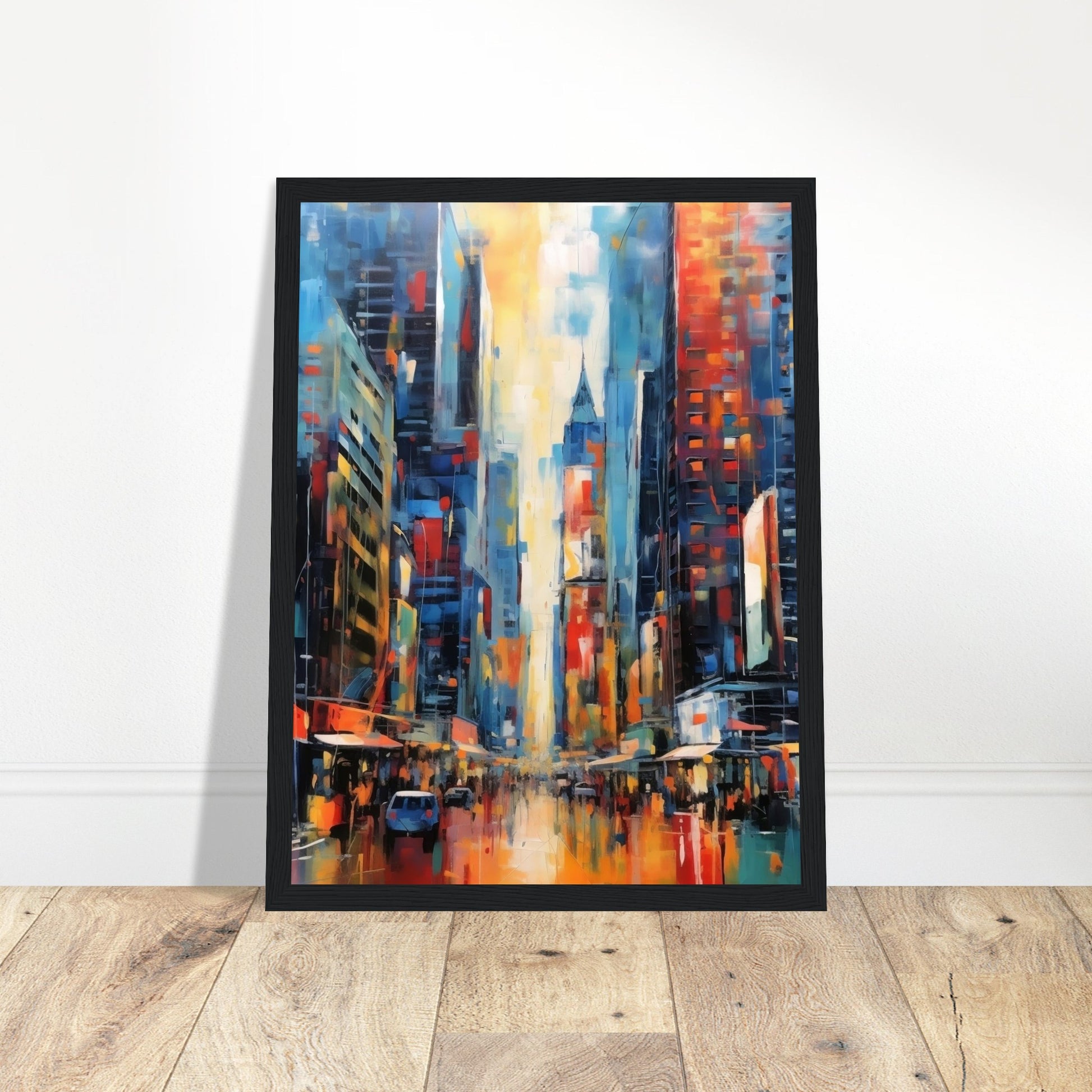 New York City Art Print - Print Room Ltd Wood frame 50x70 cm / 20x28"