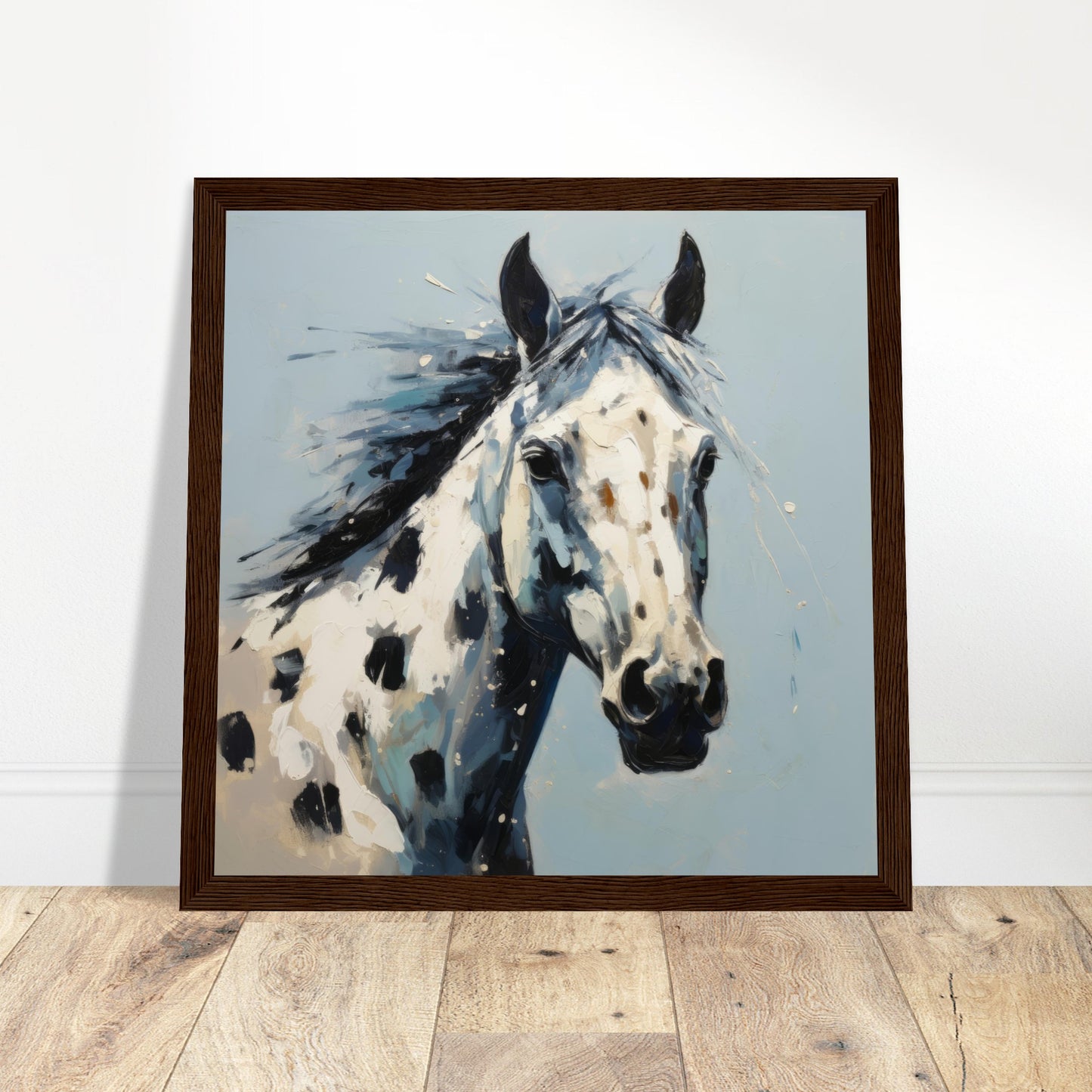 Equine Beauty #19 - Print Room Ltd White frame 70x70 cm / 28x28"