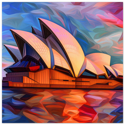 Sydney Opera House Art print - Print Room Ltd No Frame Selected 70x70 cm / 28x28"