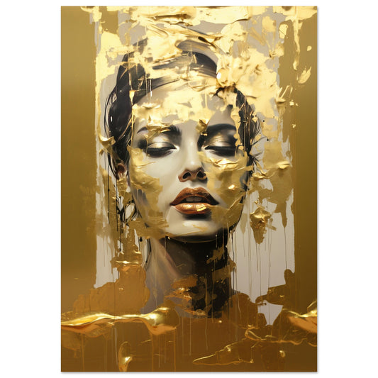 Lady in Gold Art Print - Print Room Ltd No Frame Selected 70x100 cm / 28x40"