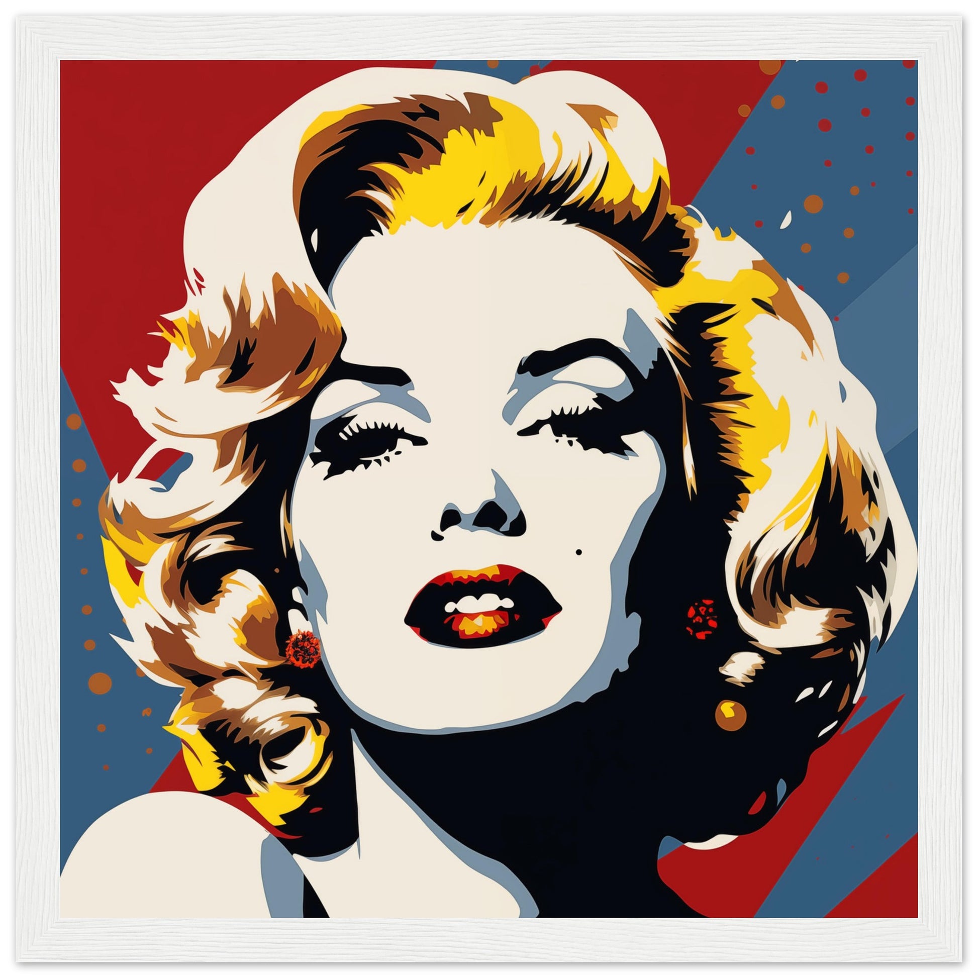Marilyn Monroe Pop Frame Artwork Print | by Print Room Ltd