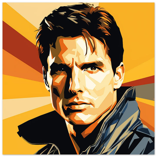 Tom Cruise Pop Art Print | by Print Room Ltd