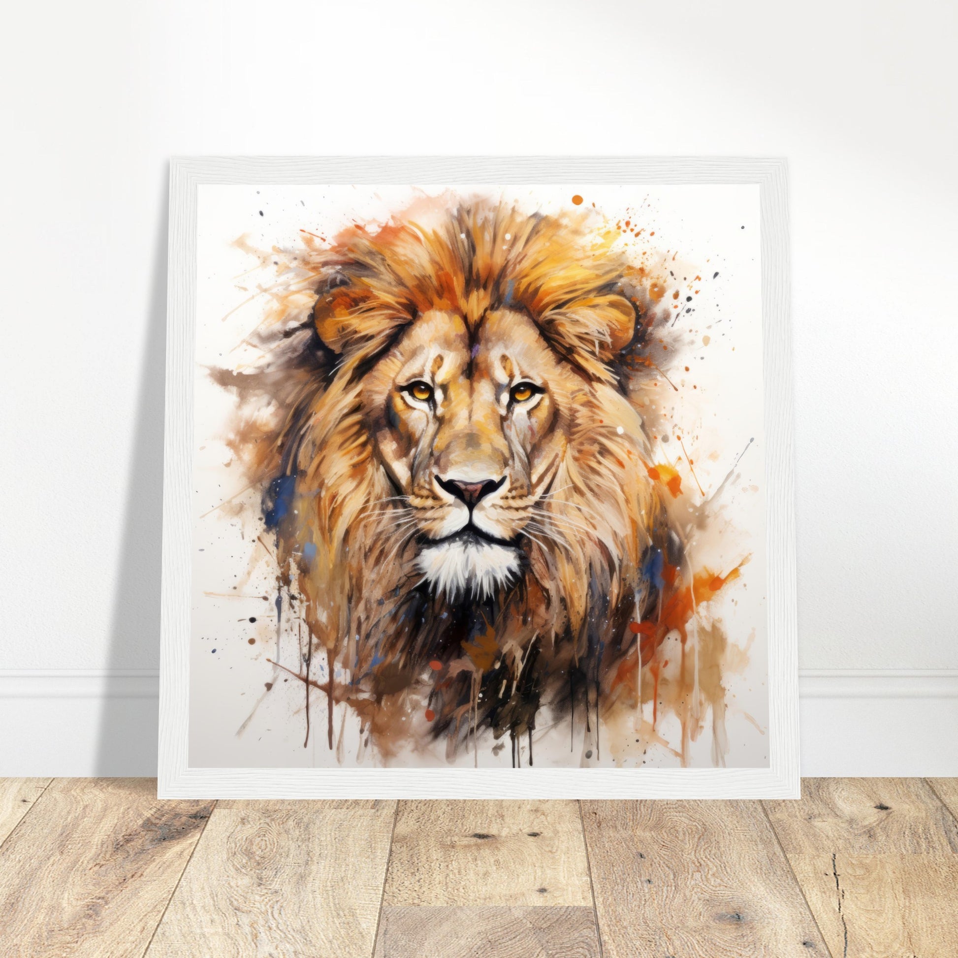 Lion's Roar Art Print - Print Room Ltd No Frame Selected 50x50 cm / 20x20"