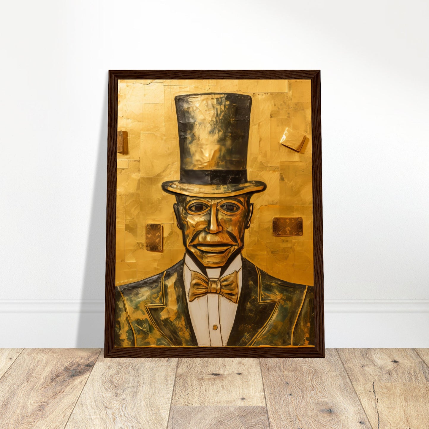 Banker's Gold Print - Print Room Ltd Black frame 30x40 cm / 12x16"