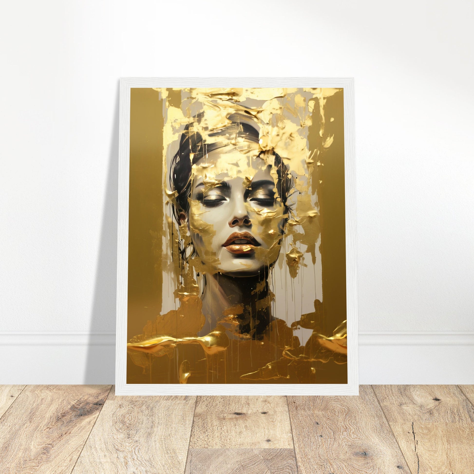 Lady in Gold Art Print - Print Room Ltd  