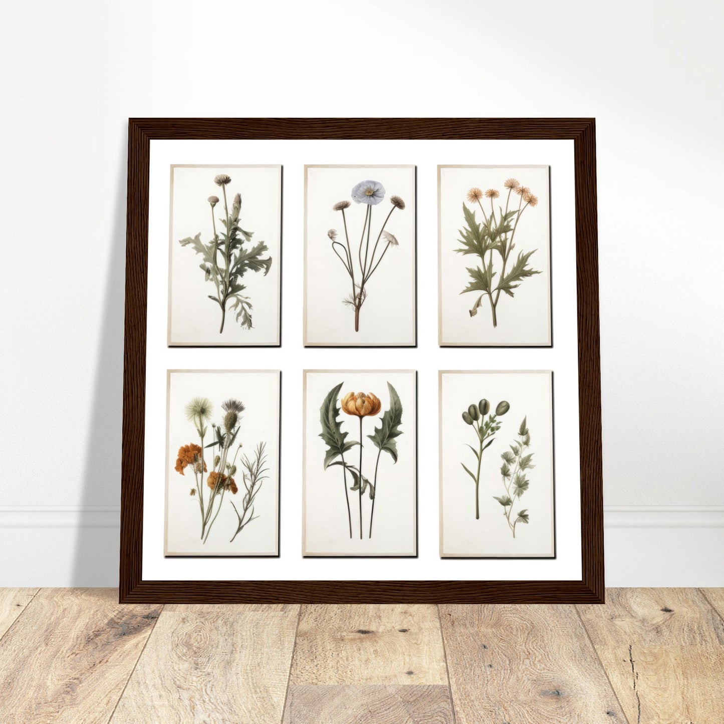 Exclusive Floral Artwork #1 - Print Room Ltd Thick 40x40 cm / 16x16"