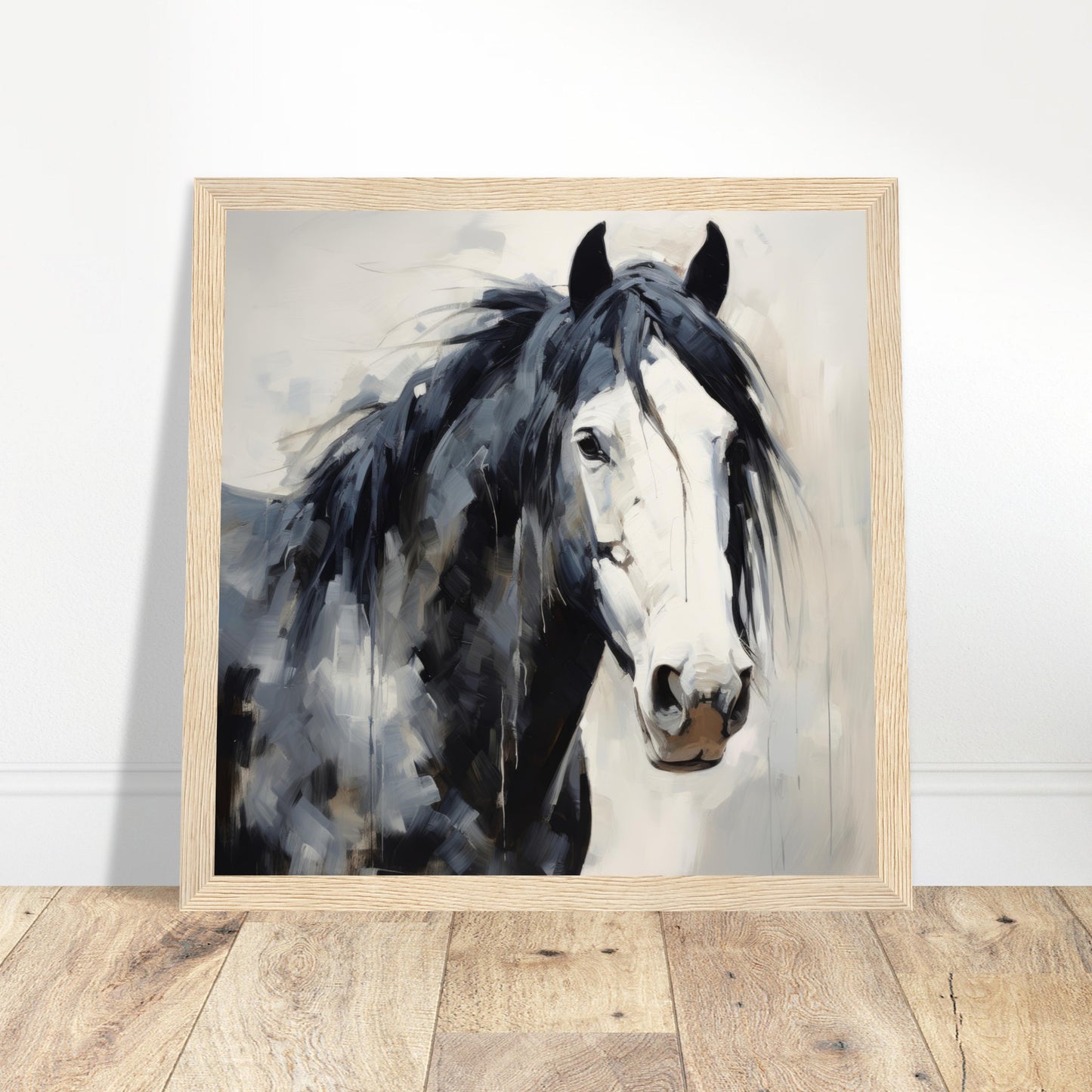 Horse art print #24 - Print Room Ltd No Frame Selected 30x30 cm / 12x12"