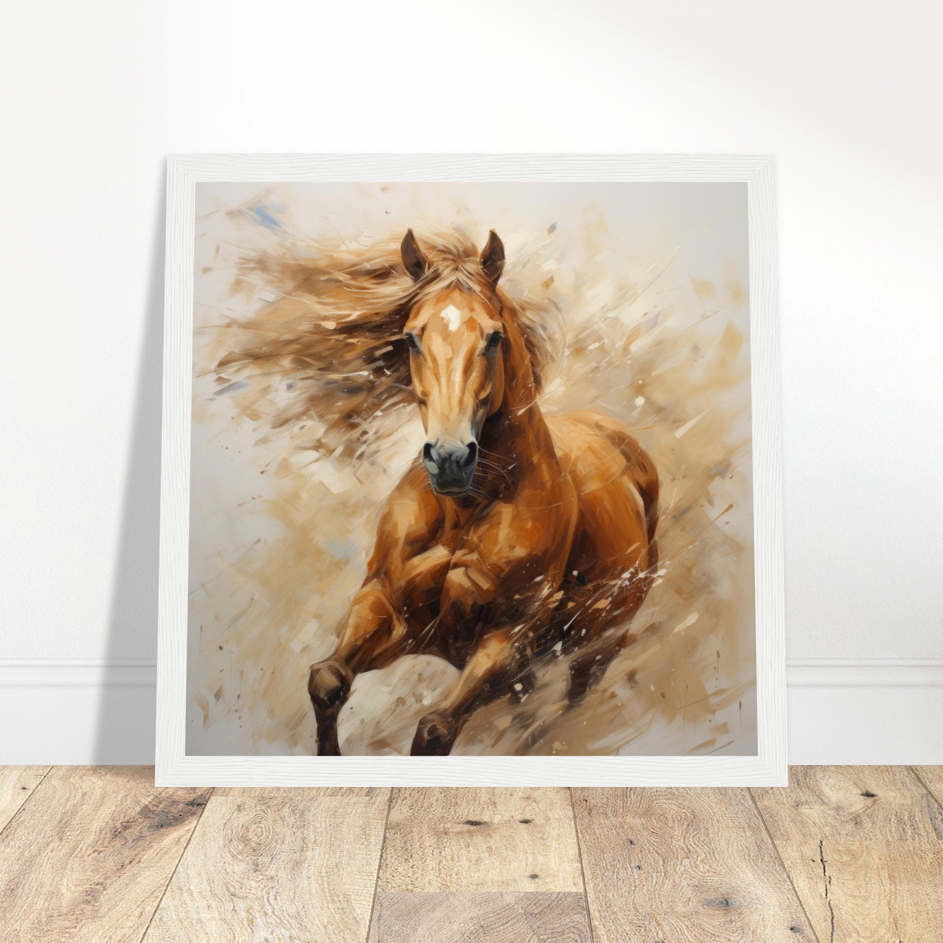 Equine Beauty #15 - Print Room Ltd Dark wood frame 30x30 cm / 12x12"
