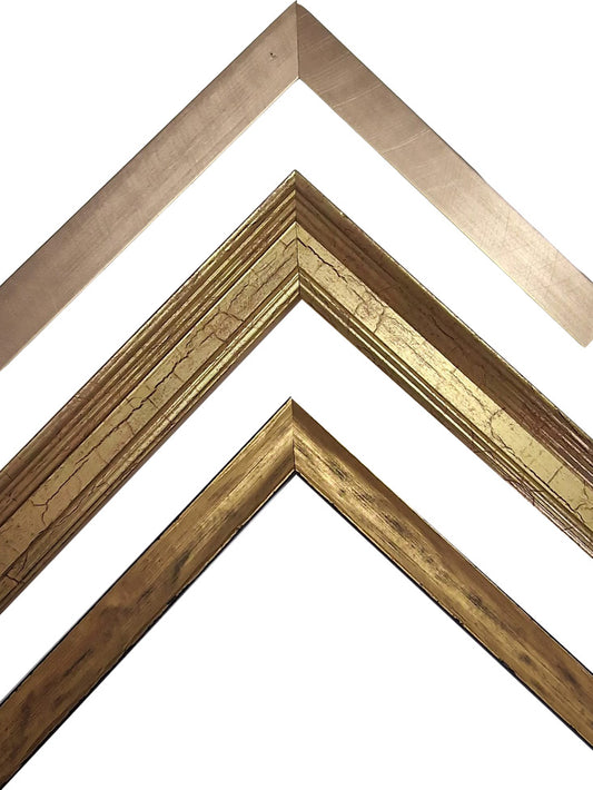 Gold Frame Options for a 12" x 12" / 30cm x 30cm Frame only