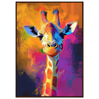 Tall Tales Art Print Dark Wood Frame