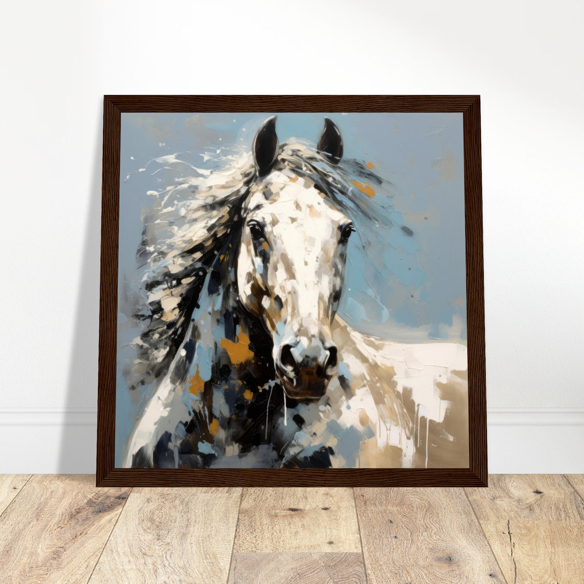 Equine Elegance Artwork - Print Room Ltd Wood frame 30x30 cm / 12x12"
