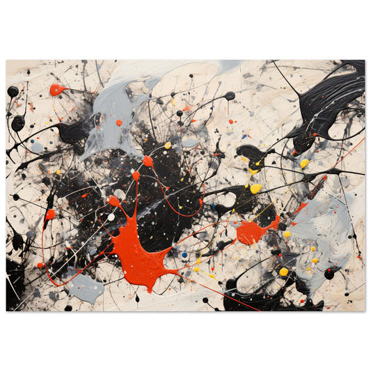 Abstract Art Print - Expressionism #23 - 30x40 cm / 12x16"