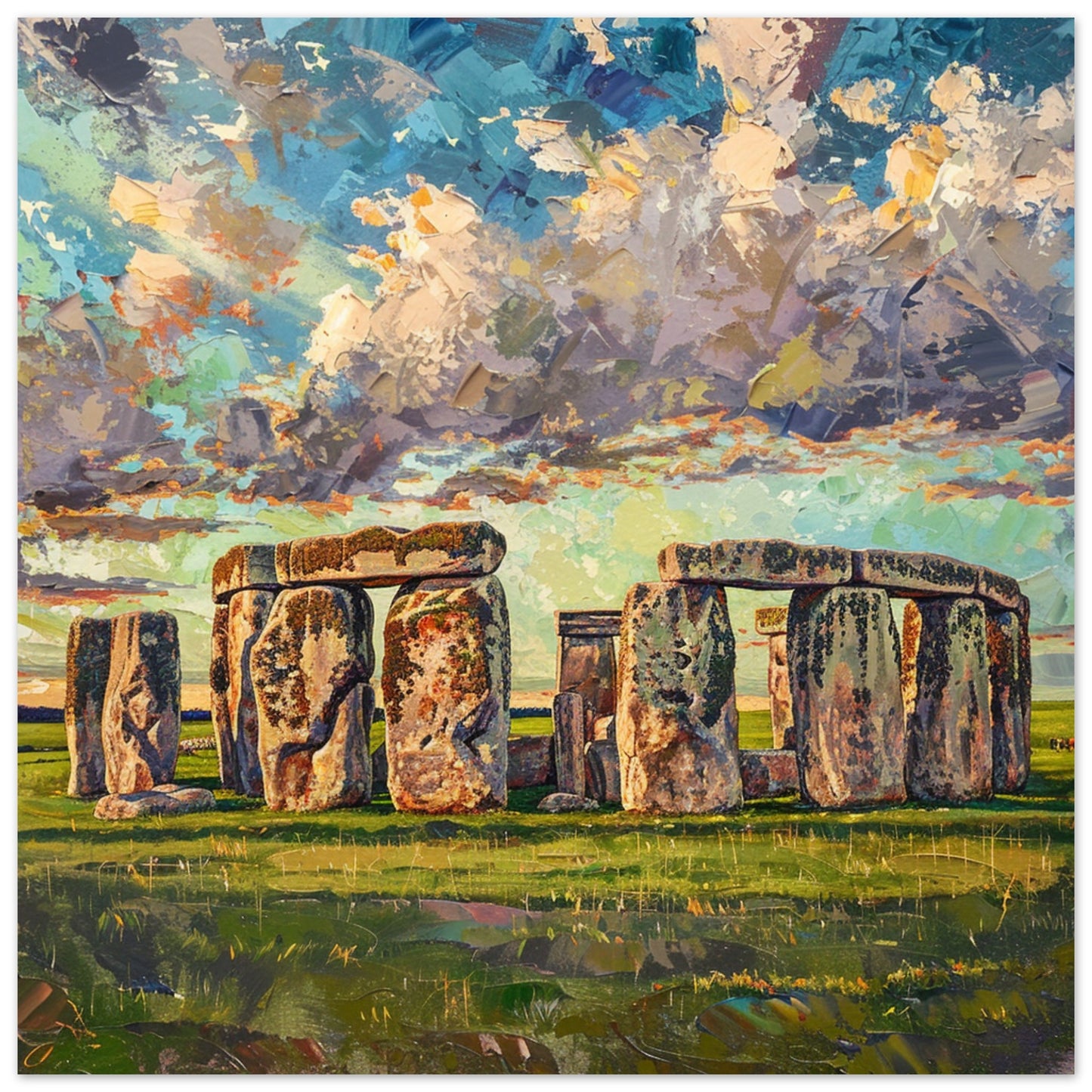 Mystic Dusk at Stonehenge | By Print Room Ltd