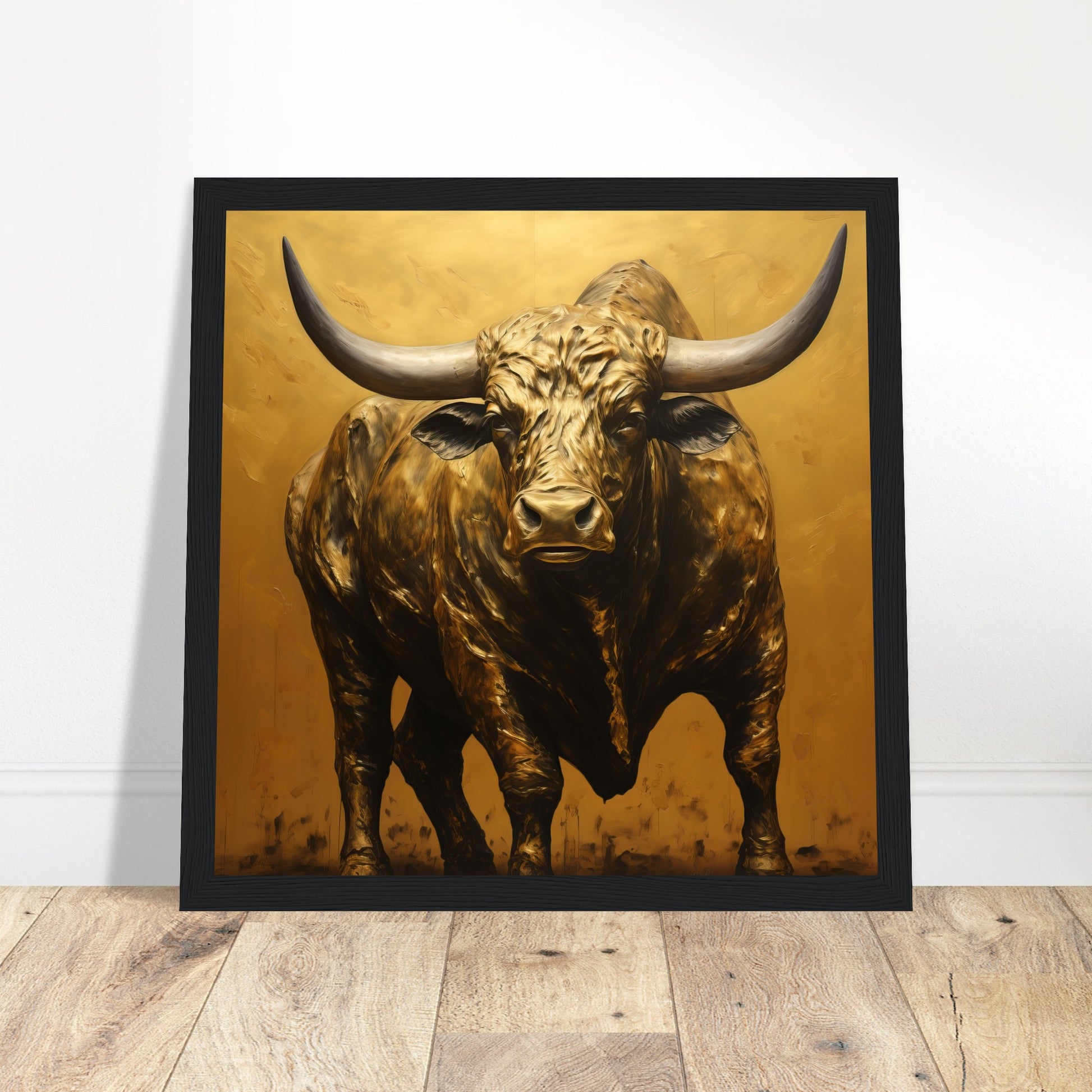Gold Rush Exclusive Print - Print Room Ltd Black frame 30x30 cm / 12x12"