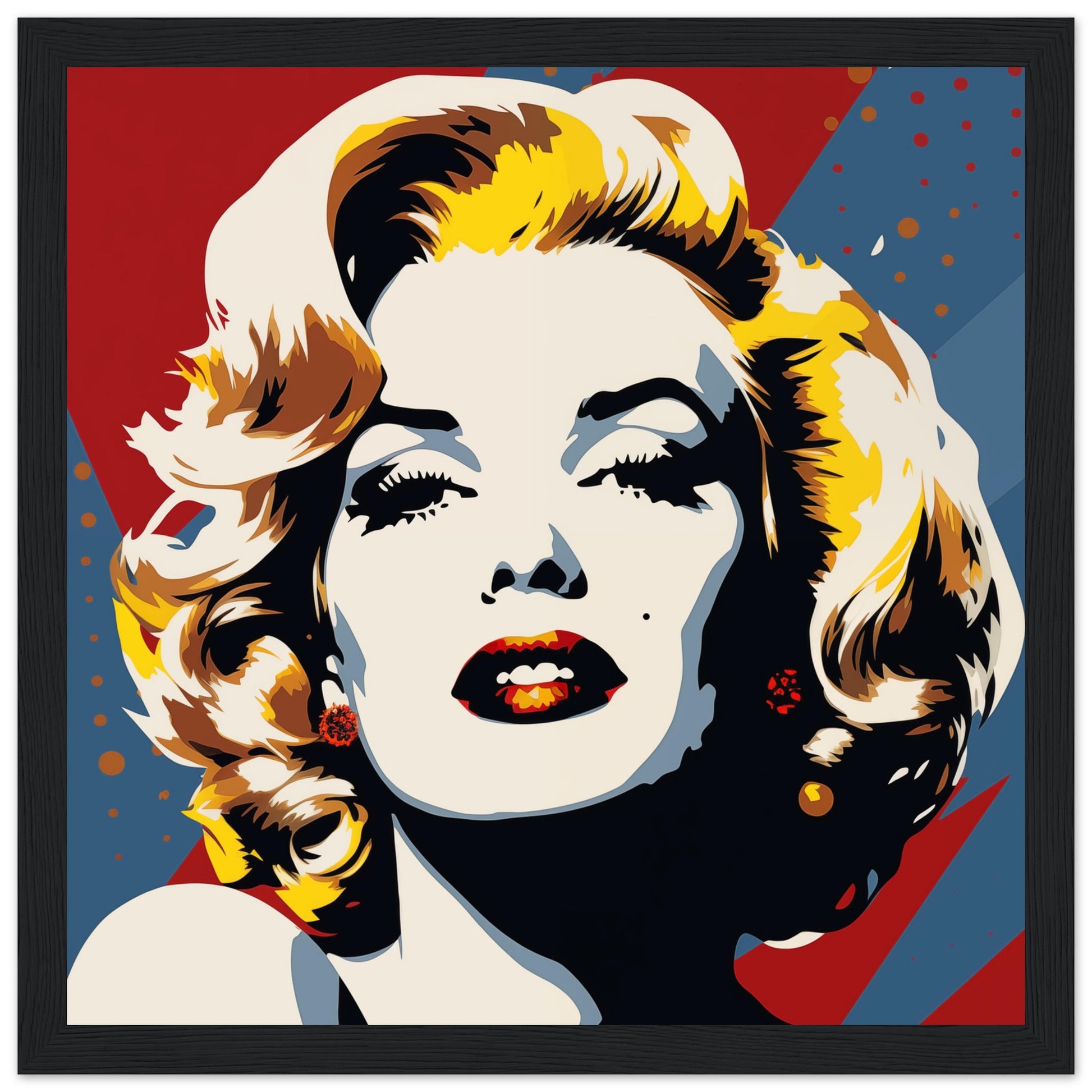 Marilyn Monroe Pop Frame Artwork Print | by Print Room Ltd