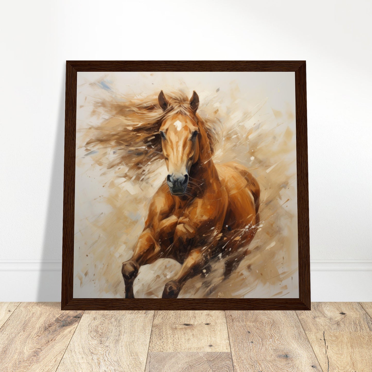Equine Beauty #15 - Print Room Ltd Wood frame 70x70 cm / 28x28"