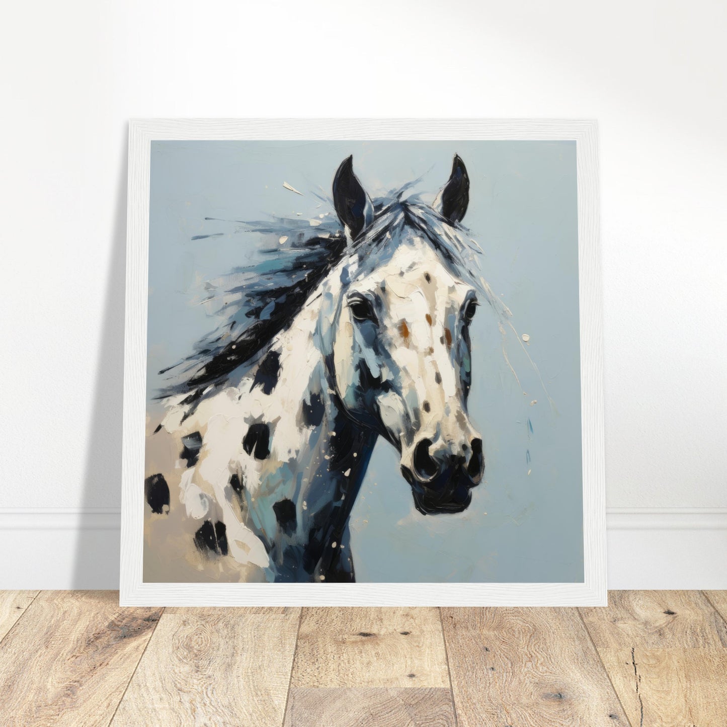 Equine Beauty #19 - Print Room Ltd White frame 30x30 cm / 12x12"
