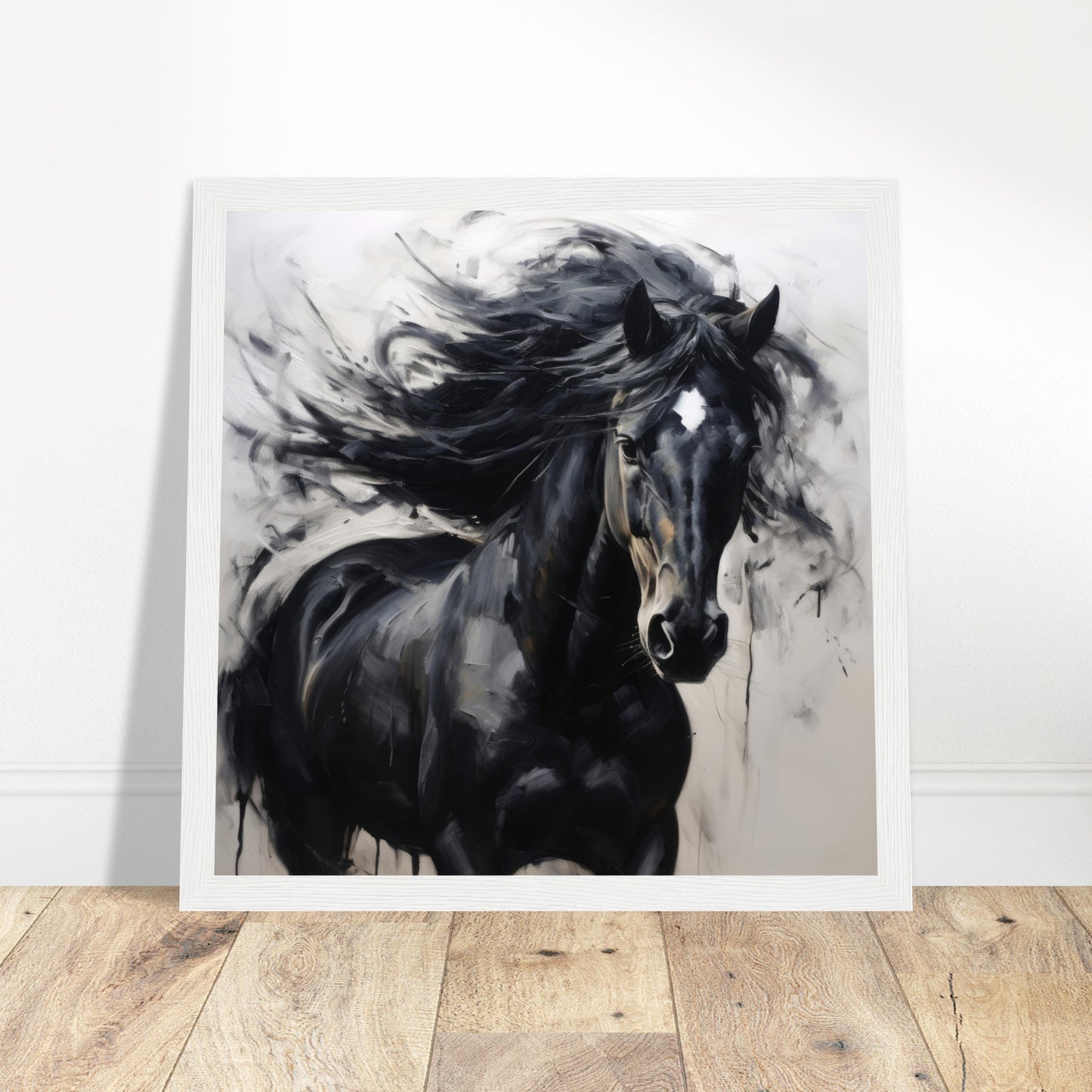 Horse Elegance #16 - Print Room Ltd Wood frame 50x50 cm / 20x20"