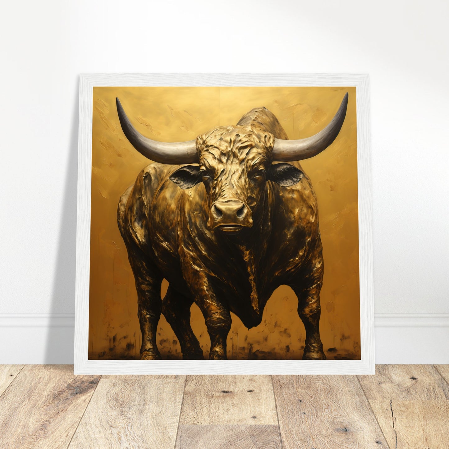 Gold Rush Exclusive Print - Print Room Ltd White frame 30x30 cm / 12x12"