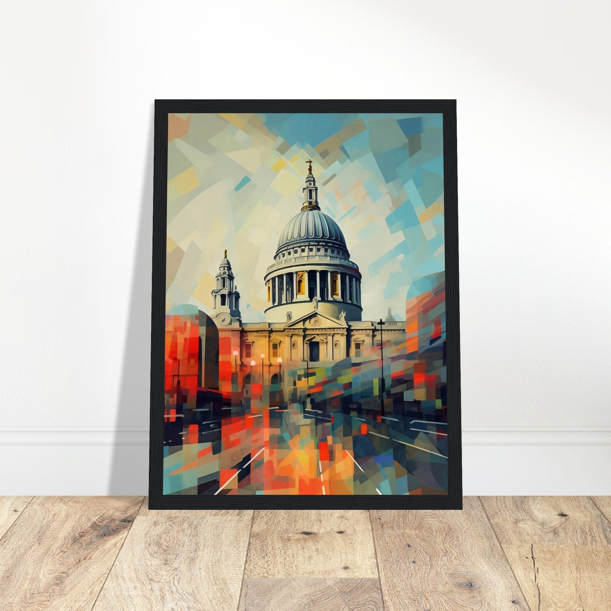 St Paul's CathedralAbstract Art - Print Room Ltd No Frame Selected 50x70 cm / 20x28"