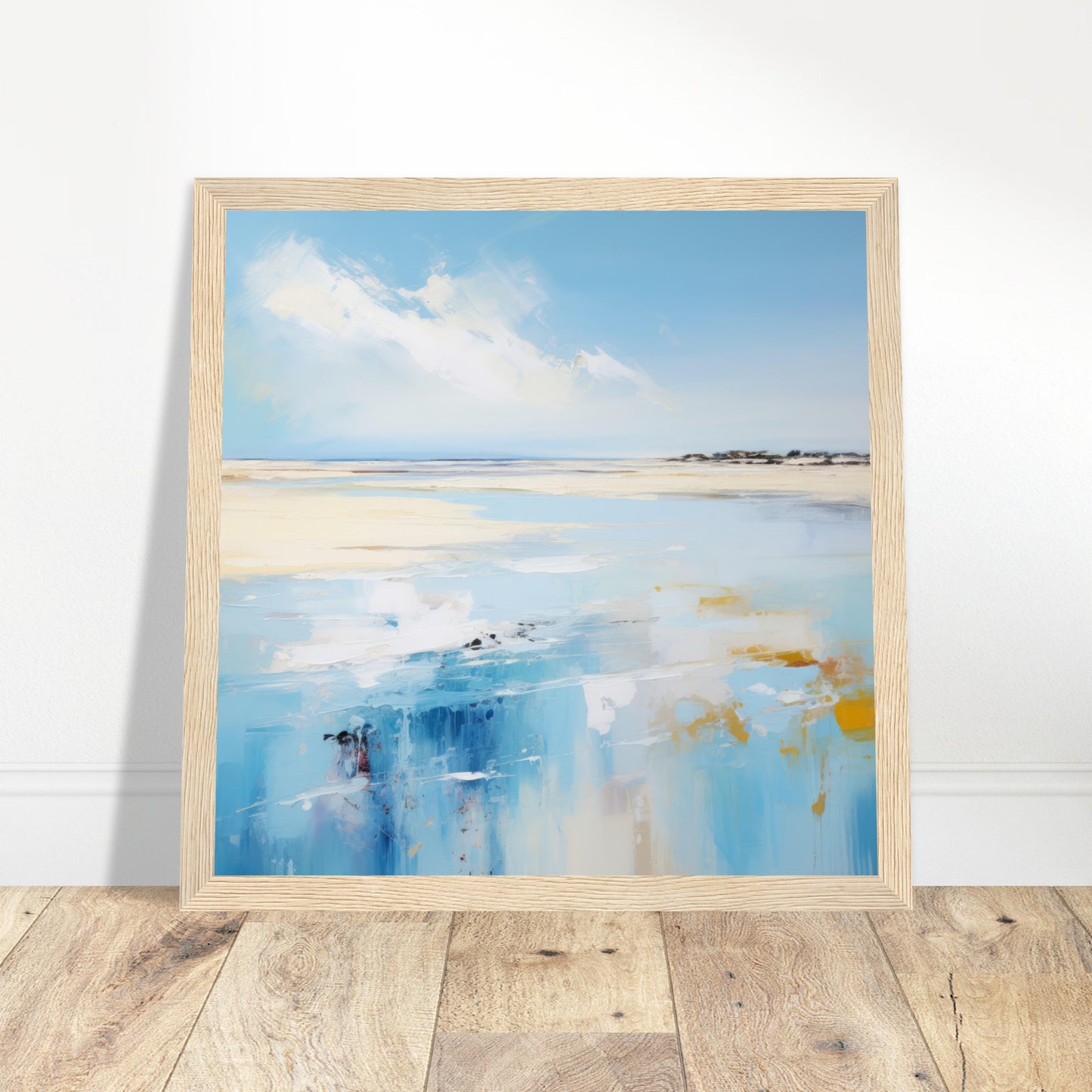Nofolk Wonder Sea Art - Print Room Ltd Wood frame 70x70 cm / 28x28"