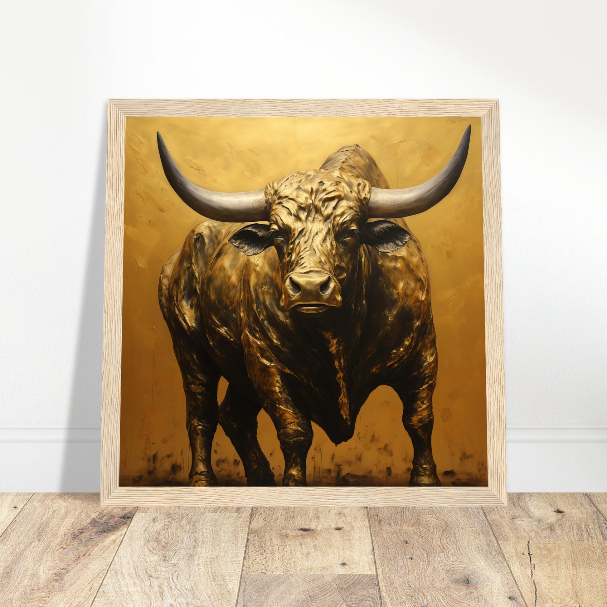 Gold Rush Exclusive Print - Print Room Ltd Dark wood frame 30x30 cm / 12x12"