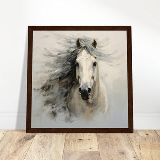 Horse Majesty #18 - Print Room Ltd Black frame 50x50 cm / 20x20"