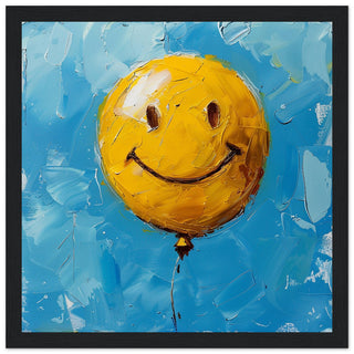 Smiley Framed art print for childrens bedroom | by Print Room Ltd