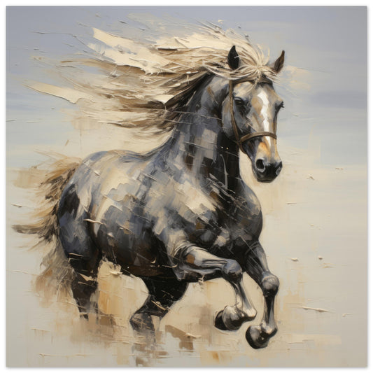 Horse Elegance #20 - Print Room Ltd No Frame Selected 70x70 cm / 28x28"