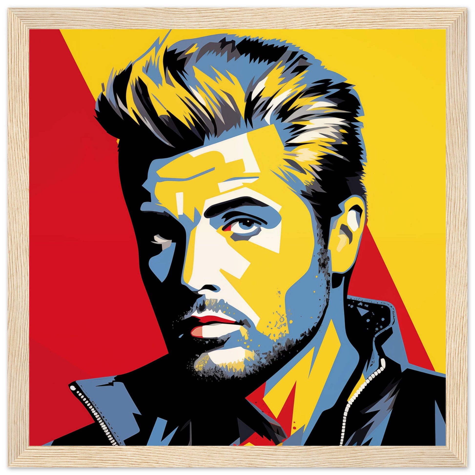 George Michael Pop Art Framed Print | by Print Room Ltd