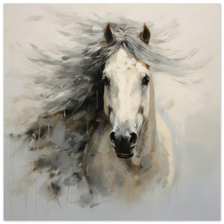 Horse Majesty #18 - Print Room Ltd No Frame Selected 70x70 cm / 28x28"