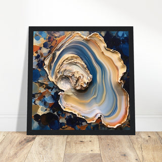Pearl Artwork #4 - Print Room Ltd Black frame 50x50 cm / 20x20"