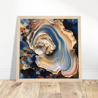 Pearl Artwork #4 - Print Room Ltd White frame 70x70 cm / 28x28"