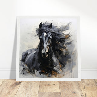 Equine Art #29 - Print Room Ltd No Frame Selected 30x30 cm / 12x12"
