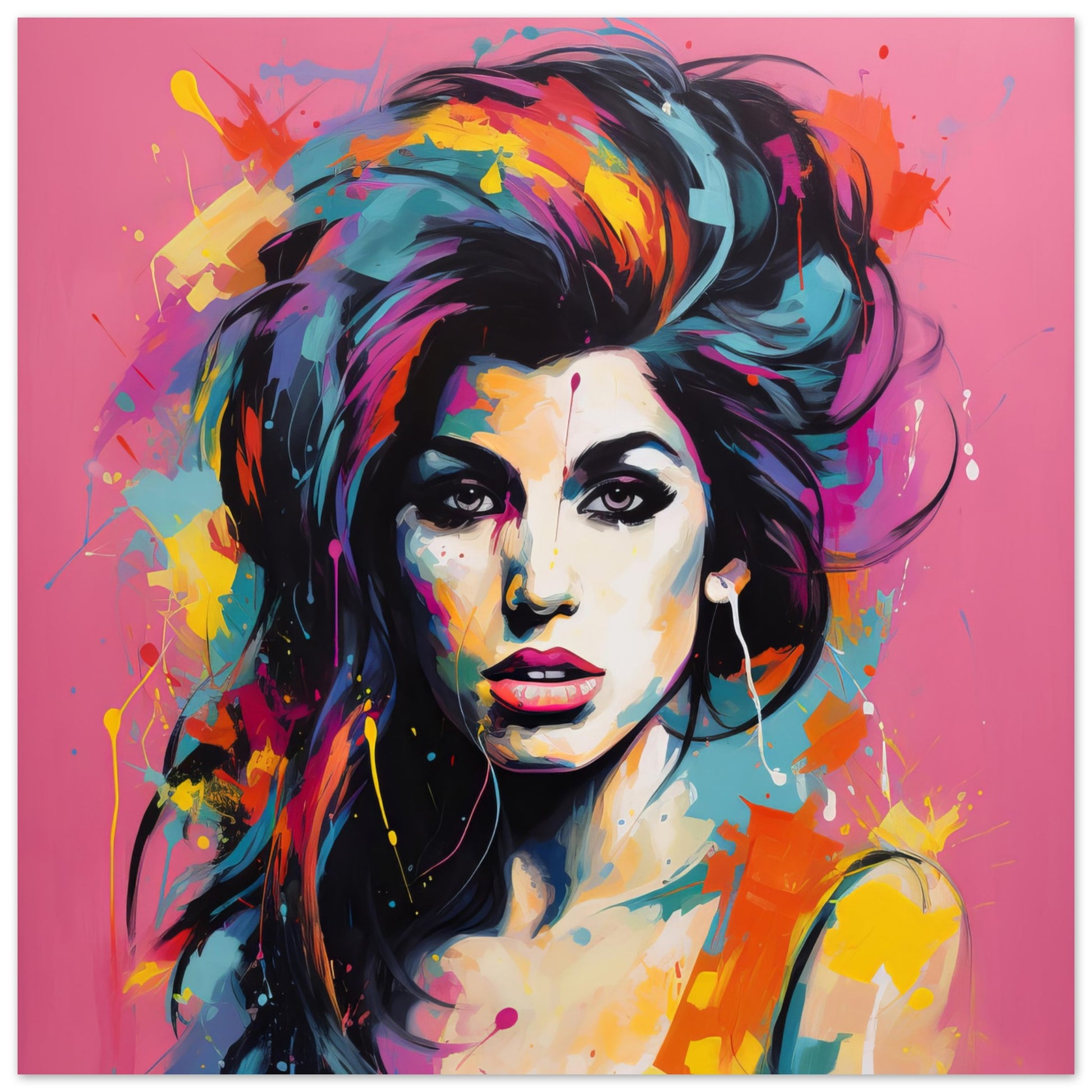 Amy Winehouse Pop Art - Print Room Ltd