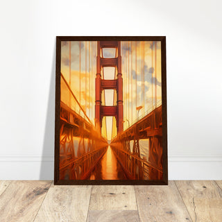 Golden Gate Bridge Print - Print Room Ltd No Frame Selected 30x40 cm / 12x16"