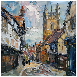 Historic Ludlow: Townscape Textures art print | by Print Room Ltd