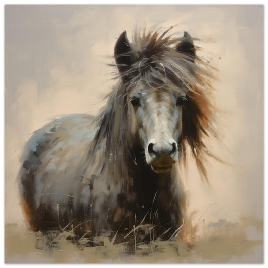 Horse Elegance #03 - Print Room Ltd No Frame Selected 70x70 cm / 28x28"