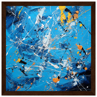 Abstract Art #45 - Pollock Inspired No frame 50x50 cm / 20x20"