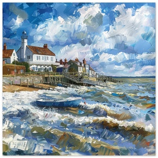 Maritime Serenity: Southwold Lighthouse View | By Print Room Ltd