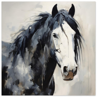 Horse art print #24 - Print Room Ltd No Frame Selected 70x70 cm / 28x28"