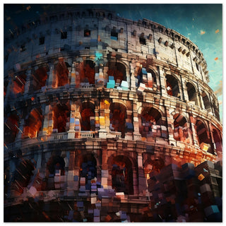 Colosseum Artwork Print - Print Room Ltd No Frame Selected 70x70 cm / 28x28"