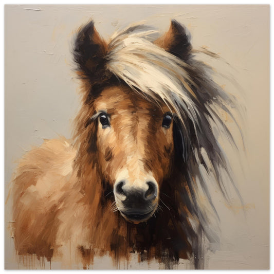 Horse Majesty #14 - Print Room Ltd No Frame Selected 70x70 cm / 28x28"